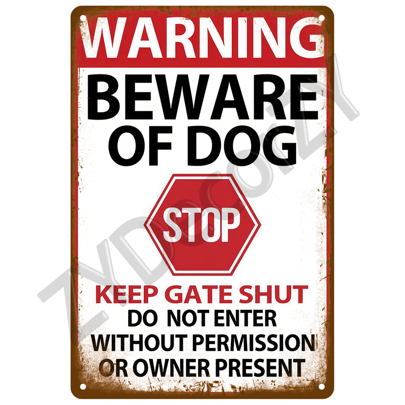 Funny Warning No Parking Dog S - đánh giá và giá Home Yard Security