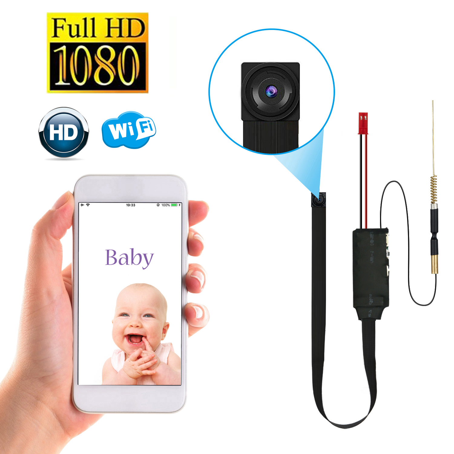 DIY WiFi Mini Camera Module Mo - đánh giá và giá Home Security Recorder