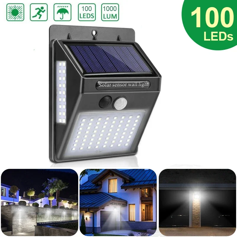 Outdoor Solar 100 LED PIR Moti - đánh giá và giá Home Yard Security