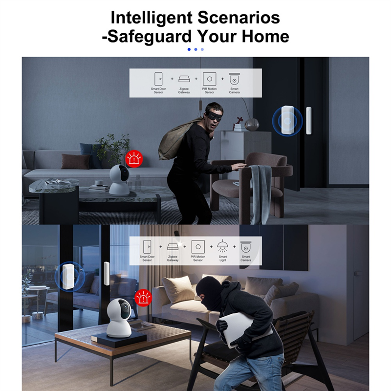 ABLG Tuya Zigbee Door Sensor W - đánh giá và giá Home Security With Alarm