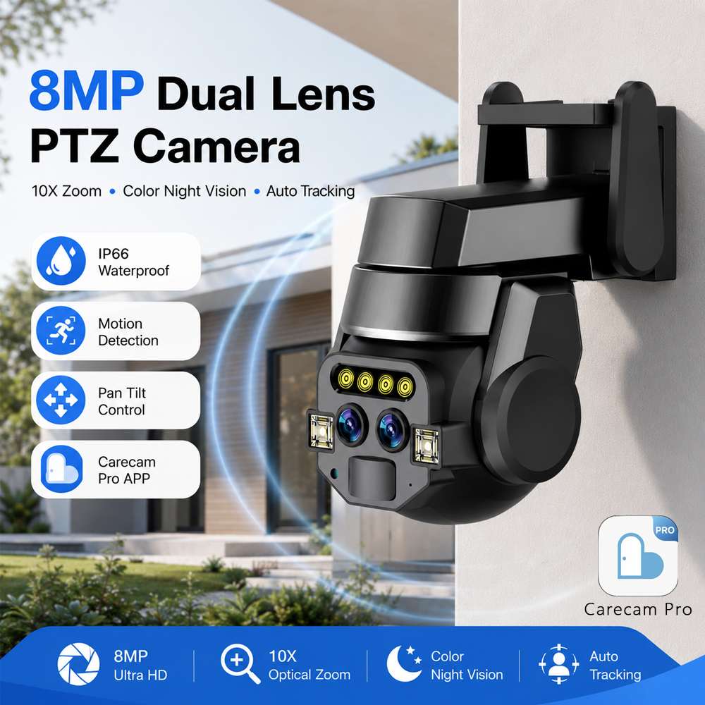 Outdoor PTZ Surveillance Camer - đánh giá và giá Home Yard Security