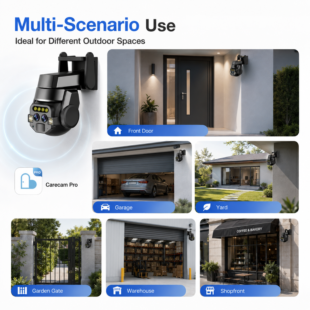 Outdoor PTZ Surveillance Camer - đánh giá và giá Home Yard Security