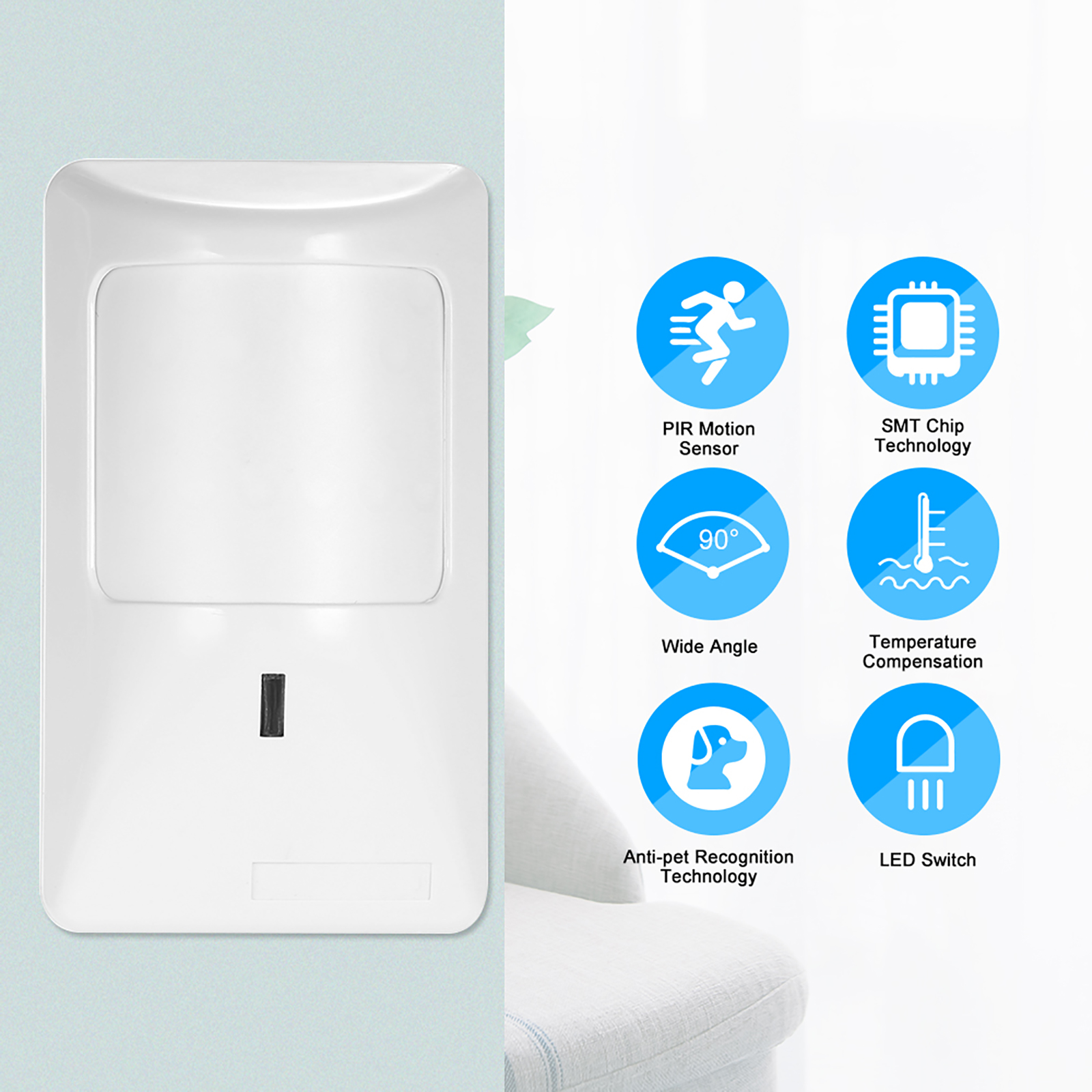 2pcs Sensor Anti-Pet PIR Motio - đánh giá và giá Sim Gsm Alarm