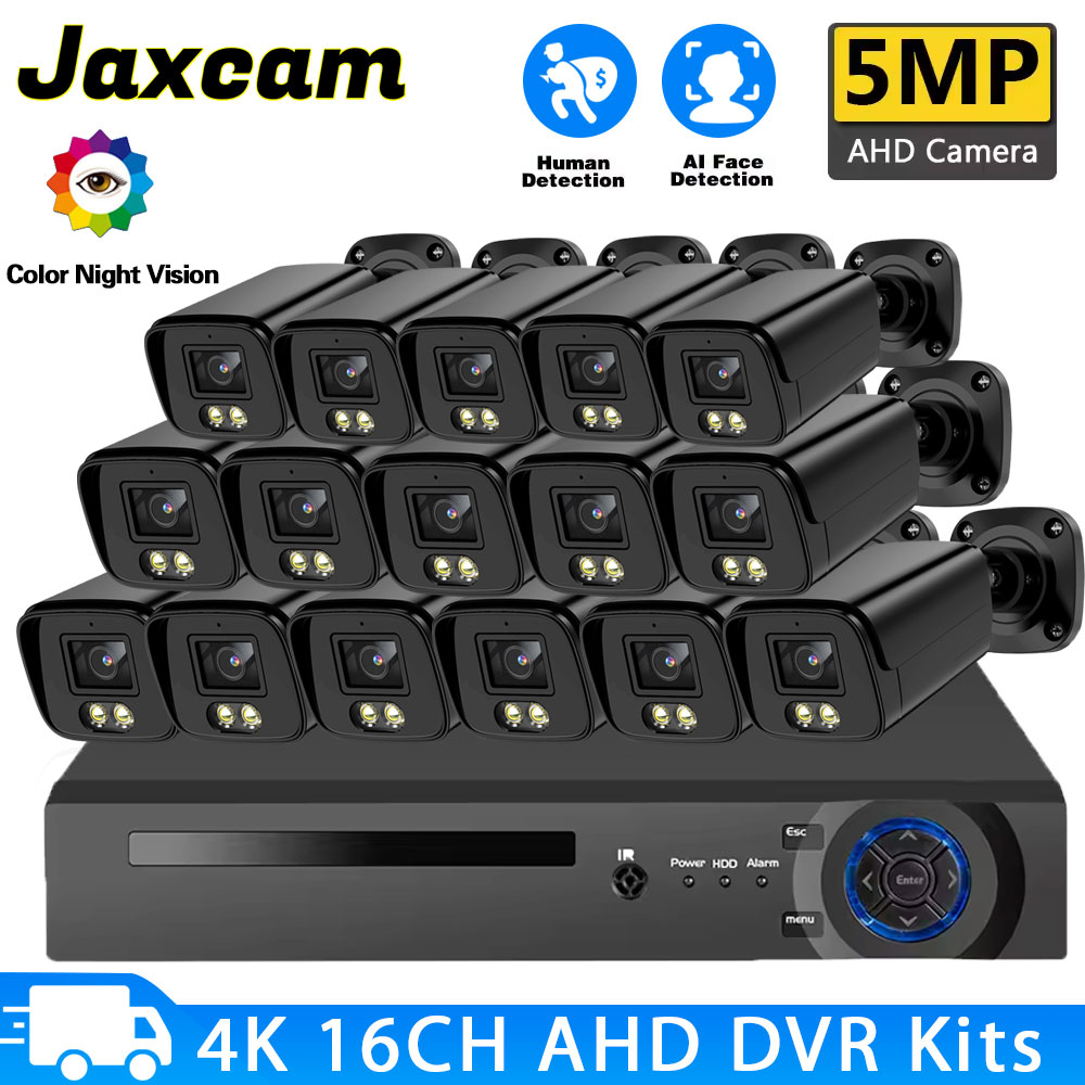 5MP 16PCS AHD Security Camera  - đánh giá và giá Home Security Outdoor Camera System