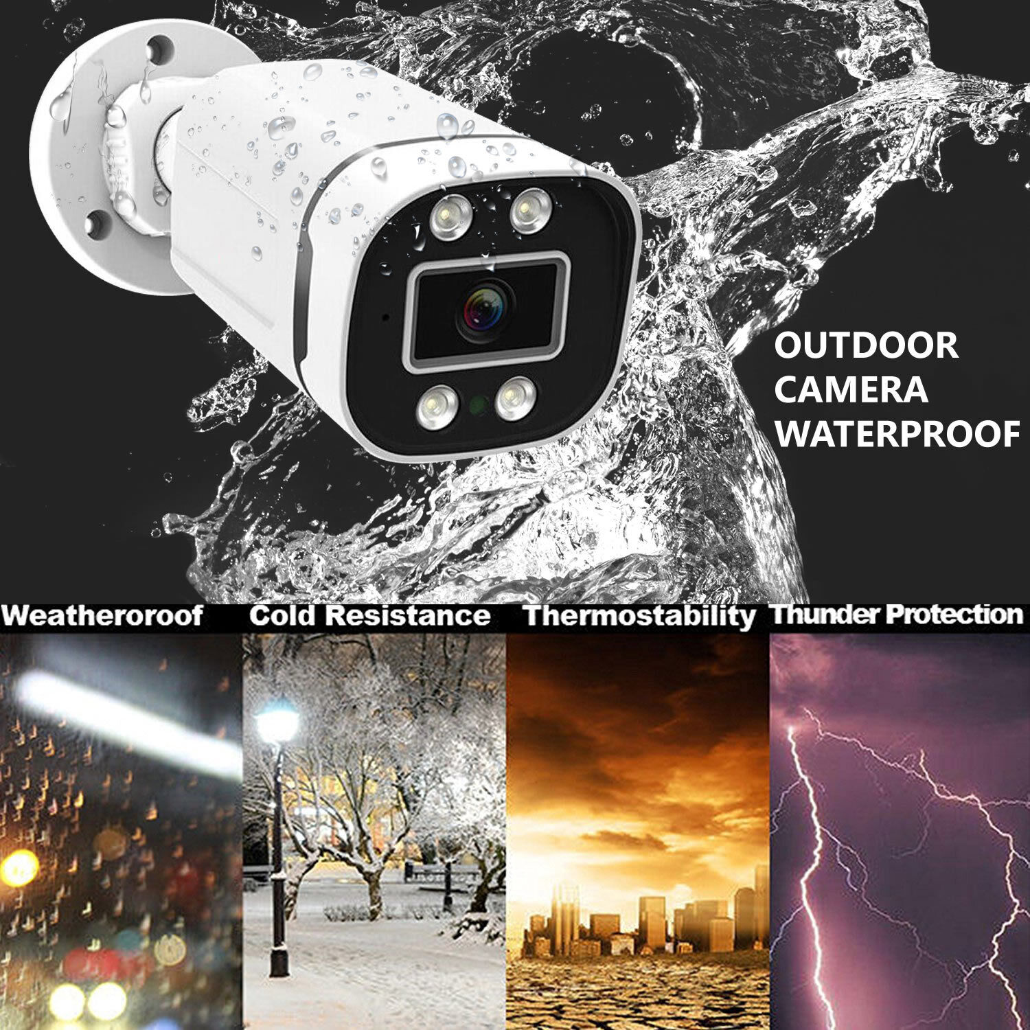 4CH 8CH AHD 2MP 5MP AHD Outdoo - đánh giá và giá Home Security Outdoor Camera System
