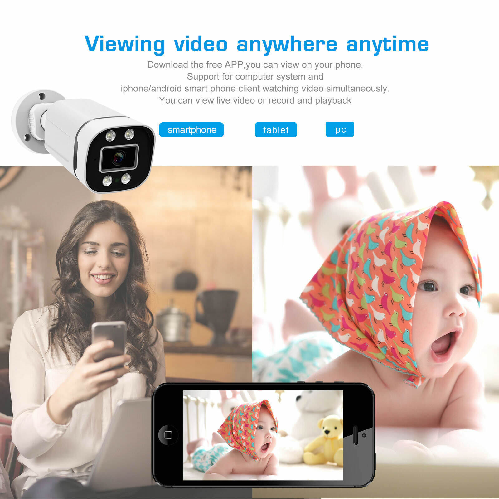 4CH 8CH AHD 2MP 5MP AHD Outdoo - đánh giá và giá Home Security Outdoor Camera System