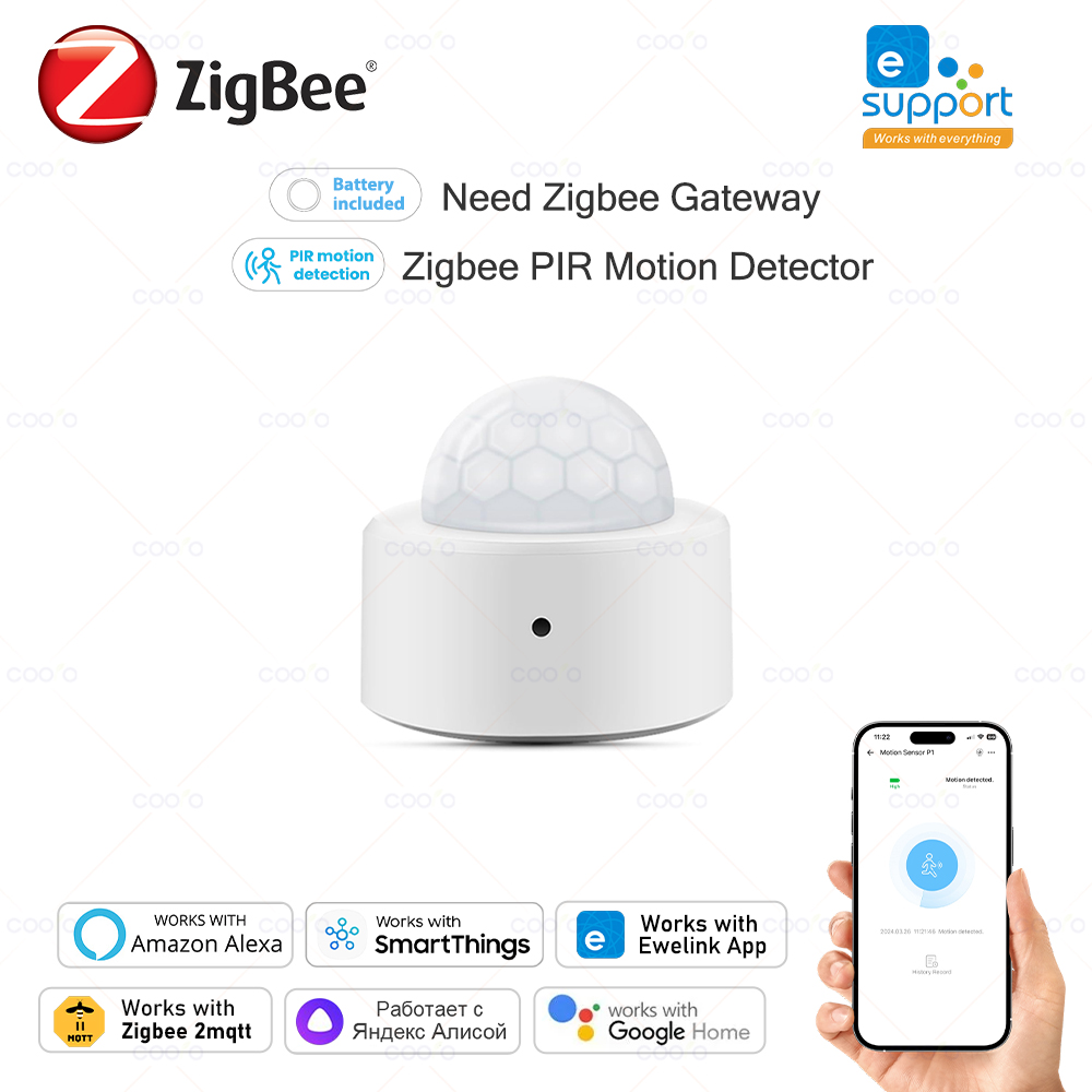 COOLO Zigbee 3.0 PIR Motion Se - đánh giá và giá Home Security With Alarm