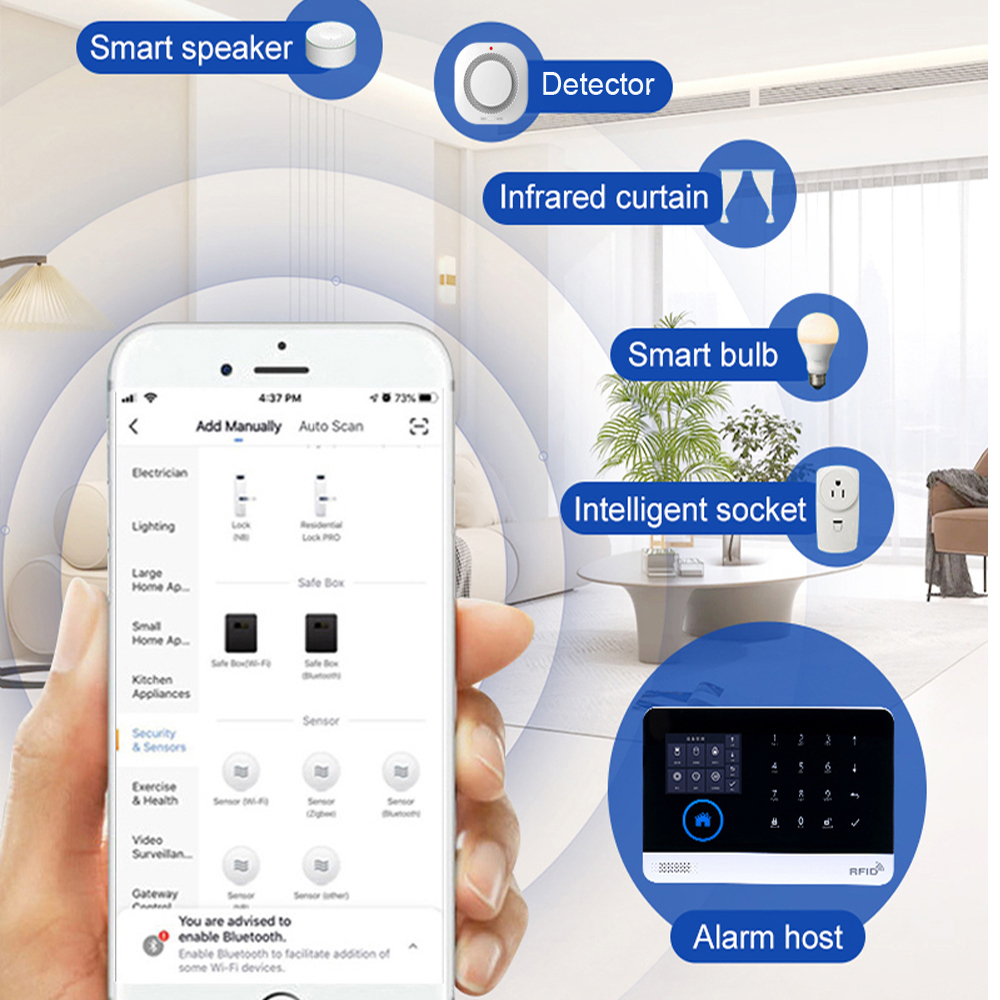 PGST 4G Tuya Smart Home Alarm  - đánh giá và giá Sim Gsm Alarm